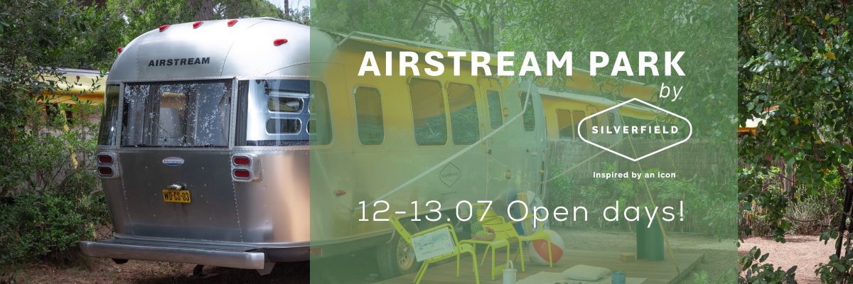 An Airstream Glamping Caravan by SIlverfield in the forest, Punta Ala Camp Resort